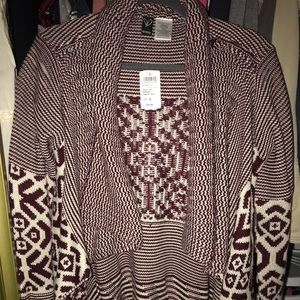 Burgundy Knit Sweater from Windsor.